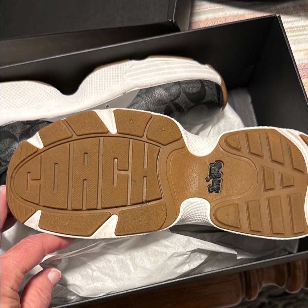 Coach Black and Gray Athletic Shoes - Picture 3 of 5